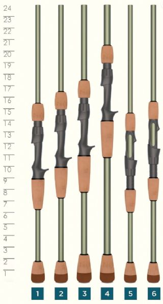 St Croix Legend X Bait Casting Rod XLC70MF 7-17.7g - 